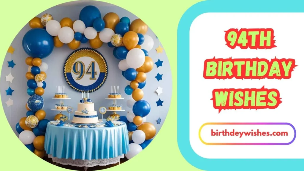 94th Birthday Wishes for Grandpa