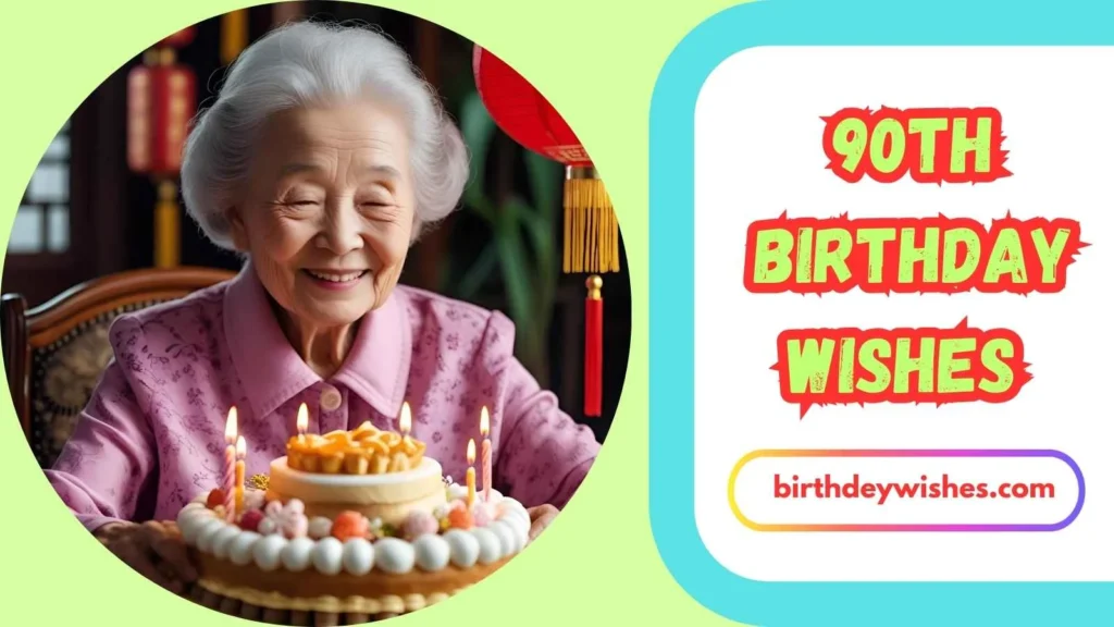 Happy 90th Birthday Wishes for Grandma