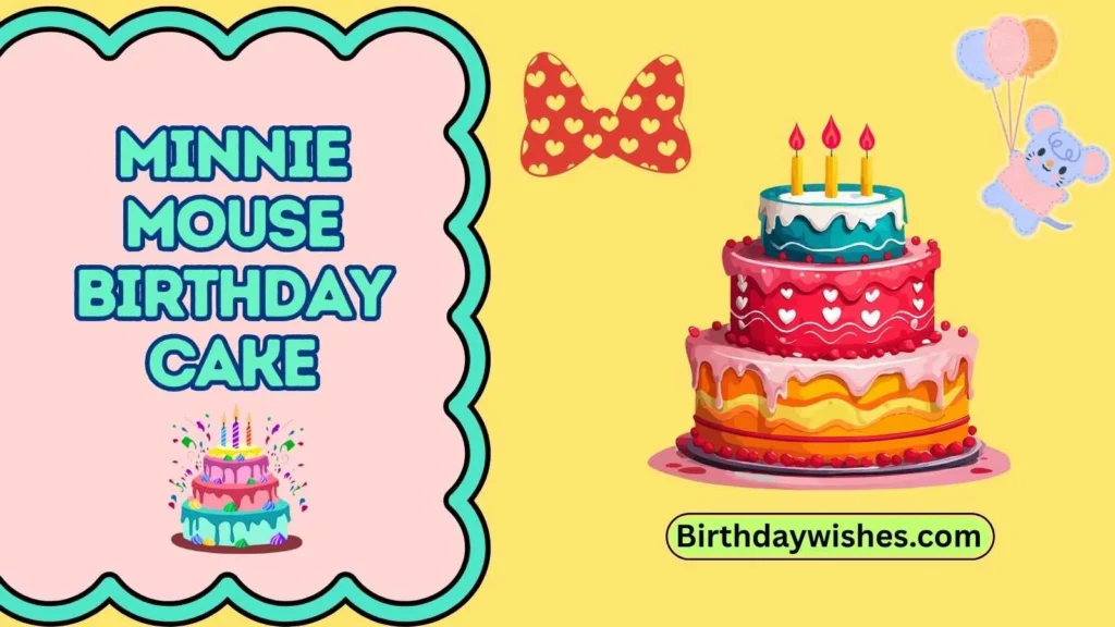 Minnie mouse birthday cake