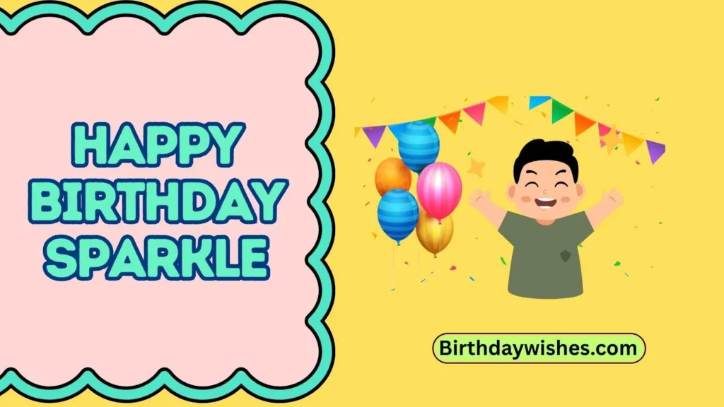 Happy birthday sparkle