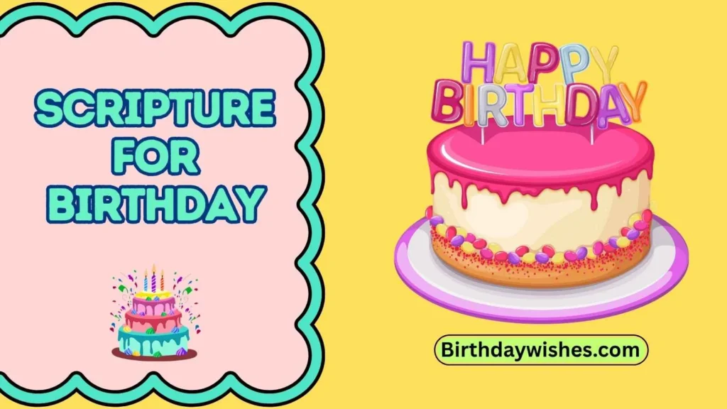 Scripture for birthday
