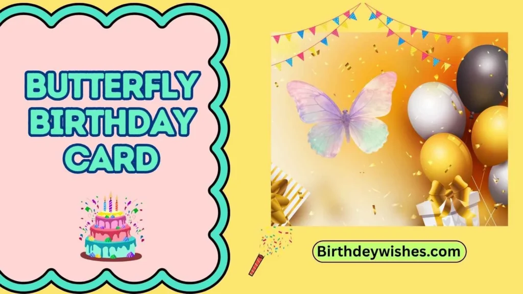 butterfly birthday card