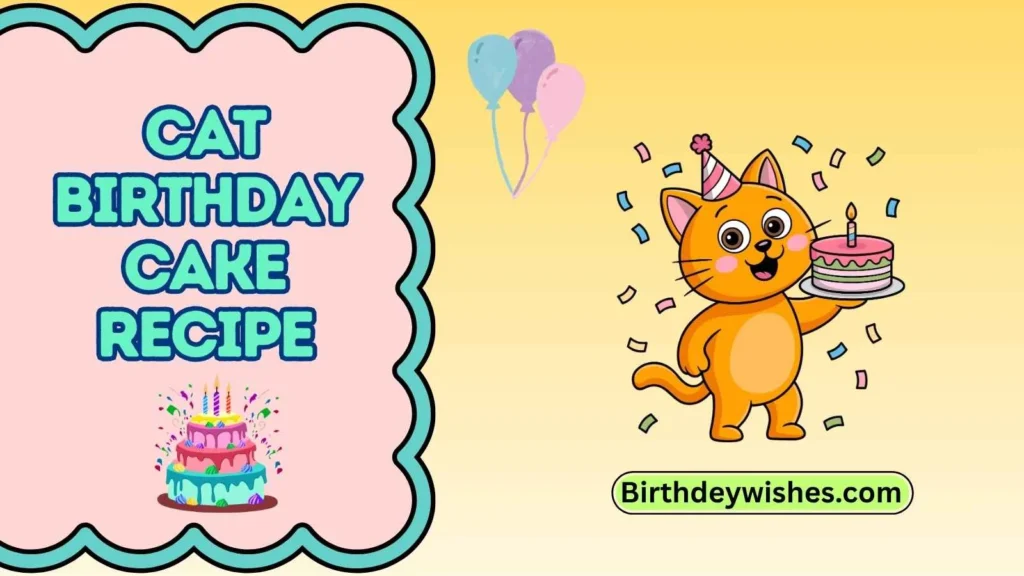 cat birthday cake recipe