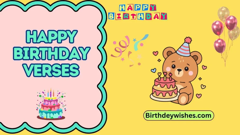 happy birthday verses