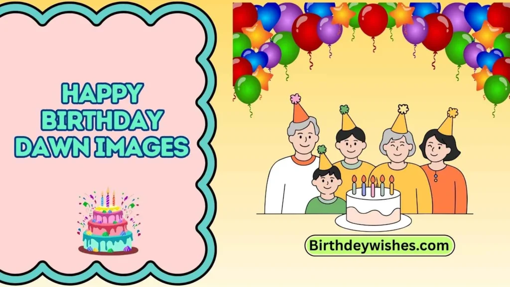 happy birthday dawn images