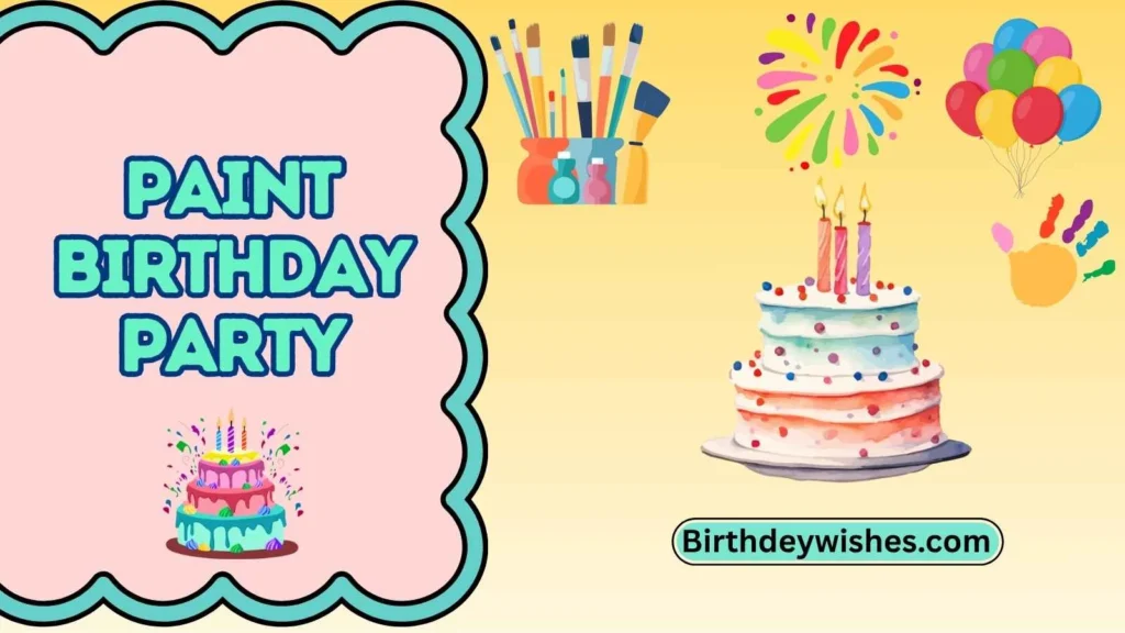 paint birthday party