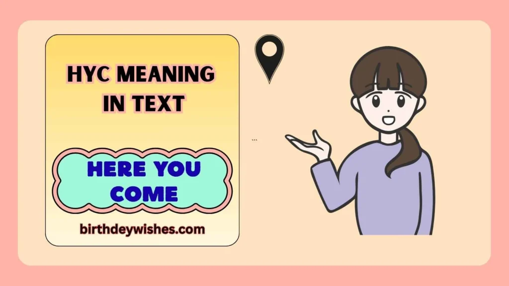 HYC Meaning in Text