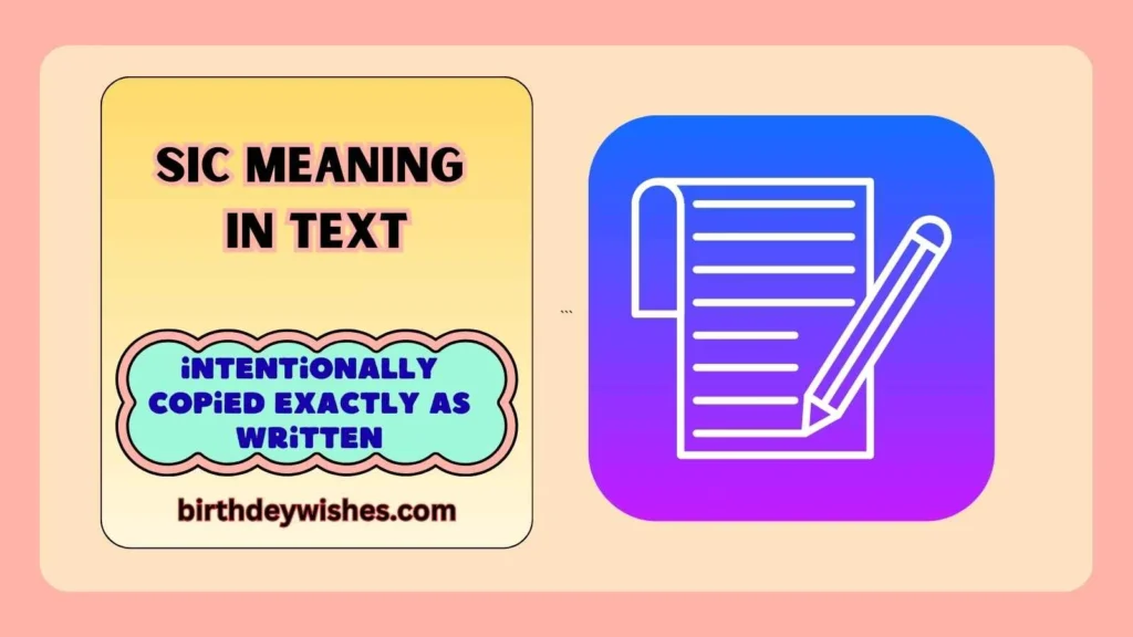sic meaning in text