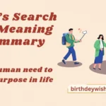 Man’s Search for Meaning Summary