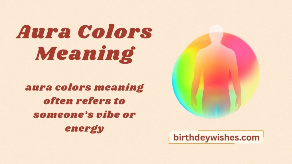 Aura Colors Meaning