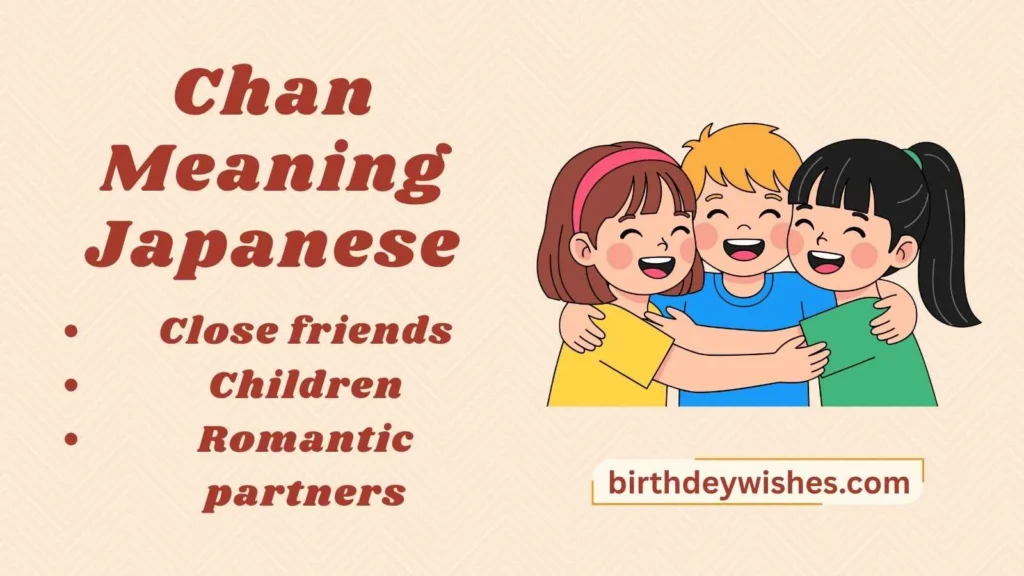 Chan Meaning Japanese