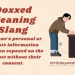 Doxxed Meaning Slang