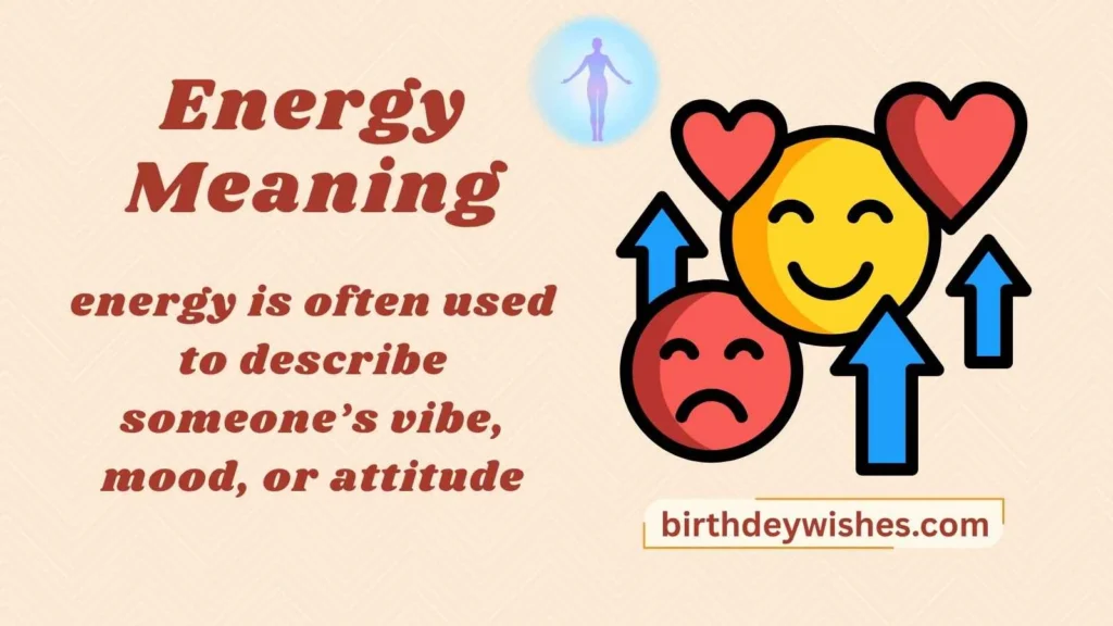 Energy Meaning