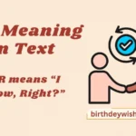 IKR Meaning in Text