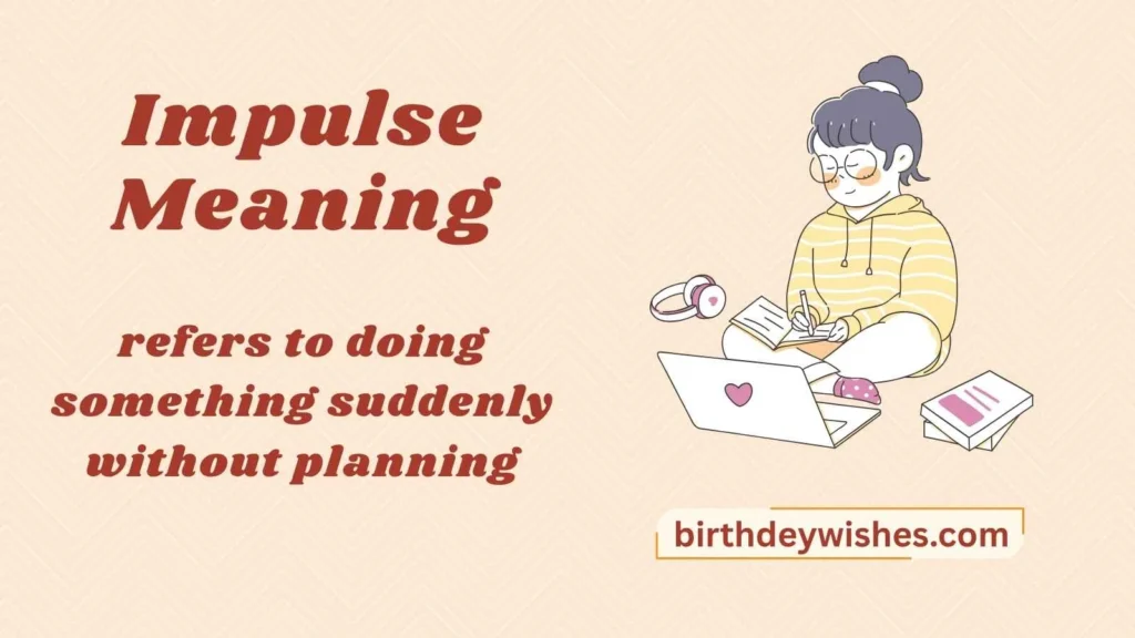 Impulse Meaning