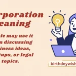 Incorporation Meaning