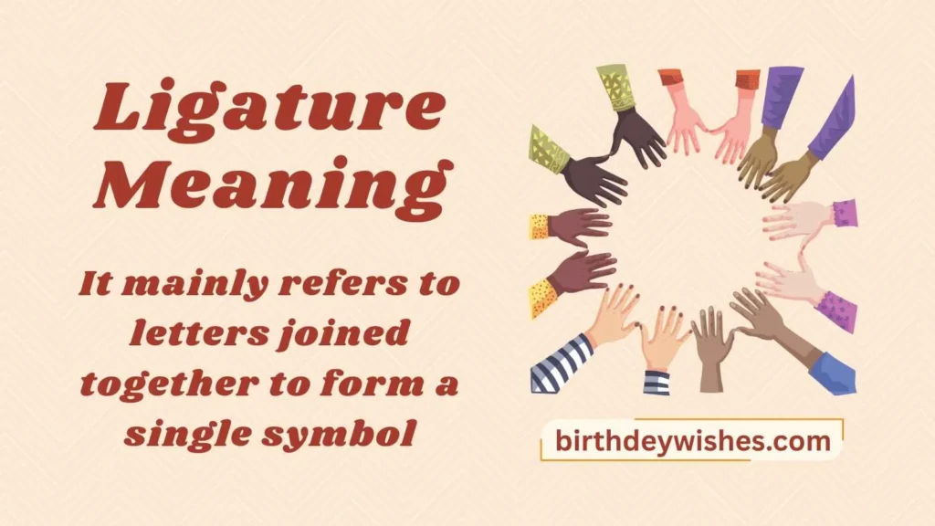 Ligature Meaning