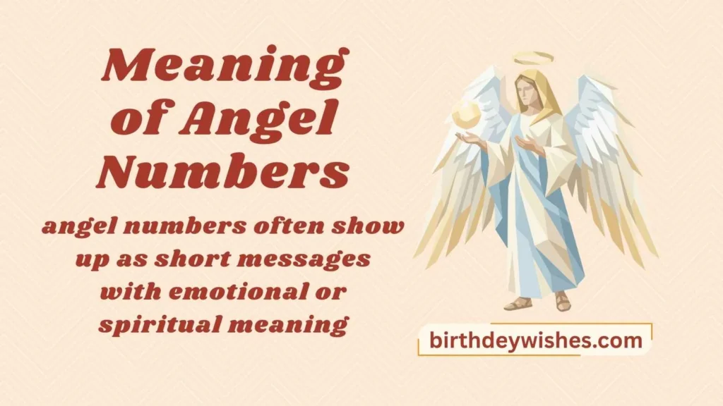 Meaning of Angel Numbers