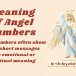 Meaning of Angel Numbers