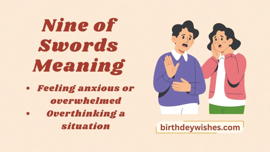 Nine of Swords Meaning