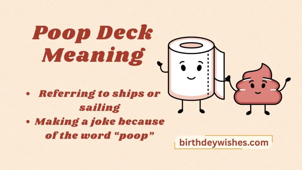 Poop Deck Meaning