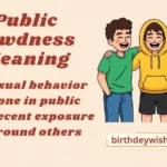 Public Lewdness Meaning