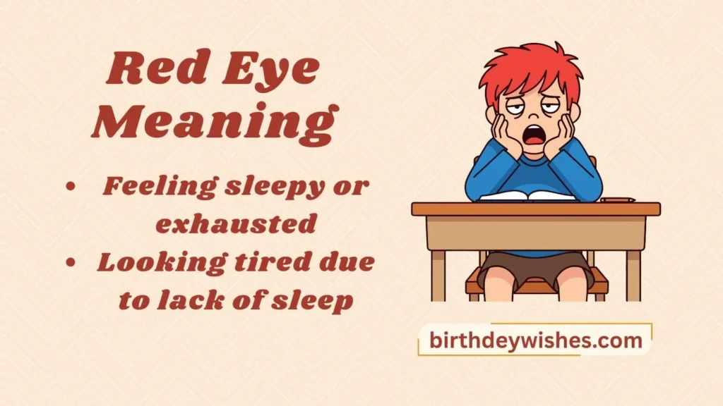 Red Eye Meaning
