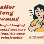 Sailor Song Meaning