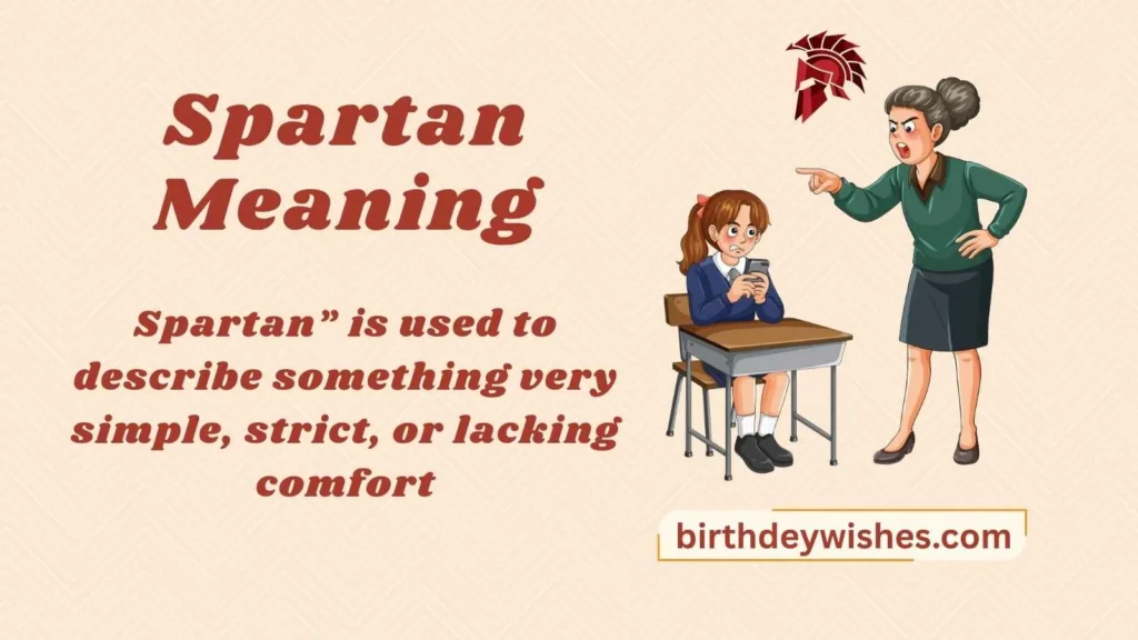 Spartan Meaning