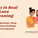 What Is Real Love Meaning
