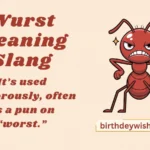 Wurst Meaning Slang