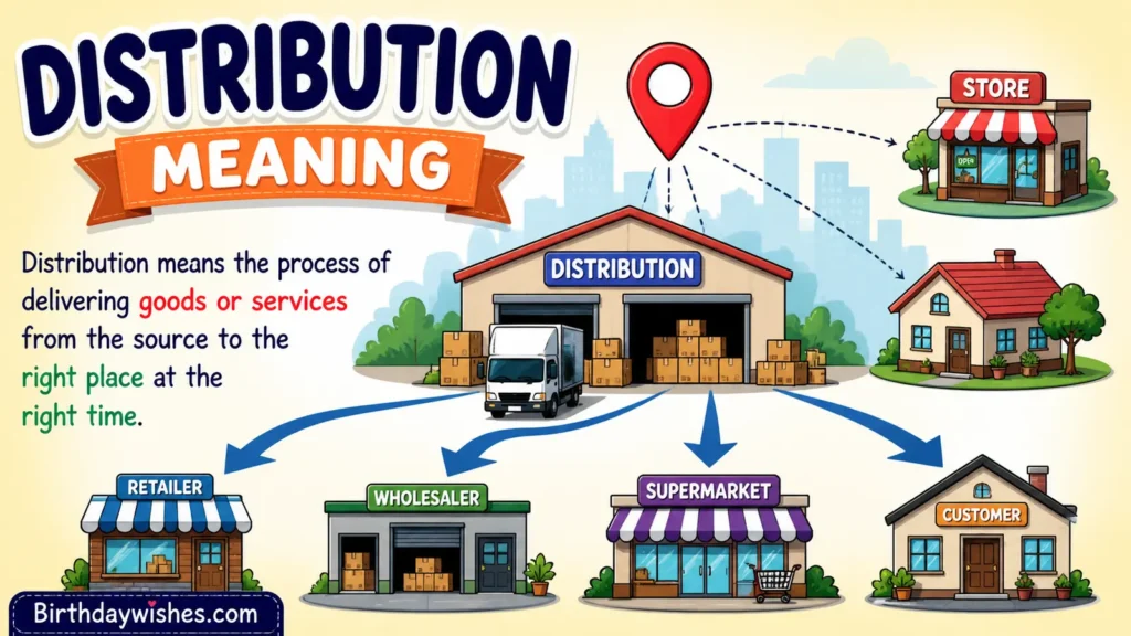 Distribution Meaning