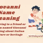 Giovanni Name Meaning